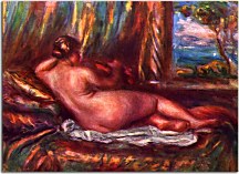 Reclining Nude Reprodukcia Renoir zs18104