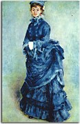 The Blue Lady Reprodukcia Renoir zs18108