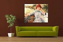 Alphonsine Fournaise on the Isle of Chatou Obraz  zs18113