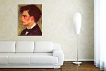 Portrait of Georges Riviere Reprodukcia Renoir zs18116