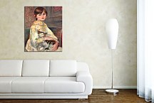 Child with cat Obraz  Renoir zs18122