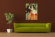 Portrait of the couple Sisley Reprodukcia Renoir zs18127