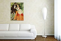 Portrait of the couple Sisley Reprodukcia Renoir zs18127