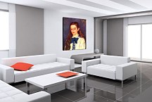 Portrait of Therese Berard Reprodukcia Renoir zs18129