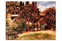 Railway Bridge at Chatou Reprodukcia Renoir zs18133