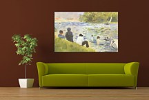 Georges Seurat Obraz - The Bank of the Seine zs18150