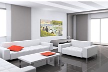 Georges Seurat Obraz - The Bank of the Seine zs18150