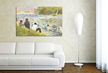 Georges Seurat Obraz - The Bank of the Seine zs18150