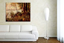 Grassy Riverbank Georges Seurat Reprodukcia zs18154