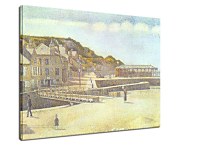 Reprodukcia Georges Seurat - The Harbour and the Quays at Port-en-Bessin zs18155