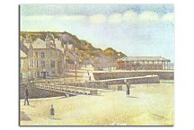 Reprodukcia Georges Seurat - The Harbour and the Quays at Port-en-Bessin zs18155