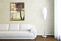 Reprodukcia Georges Seurat - The Seine at Courbevoie zs18160