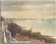 Grandcamp, Evening - Georges Seurat Obraz zs18162