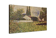 Georges Seurat Obraz - A house between trees zs18163