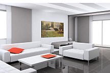 Georges Seurat Obraz - A house between trees zs18163