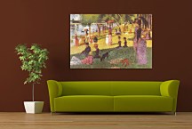 Georges Seurat Obraz - Sketch with Many Figures for Sunday Afternoon on Grande Jatte zs18164