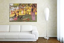 Georges Seurat Obraz - Sketch with Many Figures for Sunday Afternoon on Grande Jatte zs18164