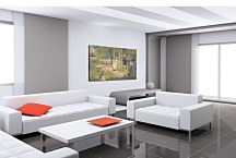 Georges Seurat Obraz - Man Painting his Boat zs18169