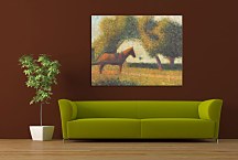 Horse and cart - Georges Seurat Obraz zs18170