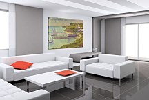 Harbour at Port-en-Bessin at High Tide - Georges Seurat Obraz zs18174