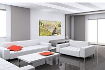 Georges Seurat Obraz - Seated Man. Study for "Bathers at Asnieres" zs18177