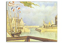 Georges Seurat Obraz - Sunday at Port-en-Bessin zs18178
