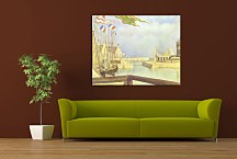 Georges Seurat Obraz - Sunday at Port-en-Bessin zs18178