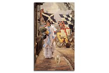 A Fete Day at Brighton Obraz James Tissot zs18183