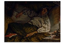 Obraz James Tissot A Reclining Lady zs18188