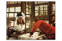 An Interesting Story Obraz James Tissot zs18194