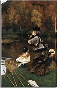 Obraz James Tissot - Autumn on the Thames zs18197