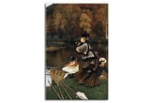 Obraz James Tissot - Autumn on the Thames zs18197