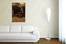 Obraz James Tissot - Beating the Retreat in the Tuileries Gardens zs18199