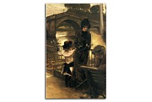 Reprodukcia James Tissot - By the Thames at Richmond zs18203