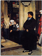 Reprodukcia James Tissot  - During the Service zs18209