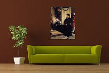 Reprodukcia James Tissot  - During the Service zs18209