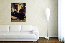 Reprodukcia James Tissot  - During the Service zs18209