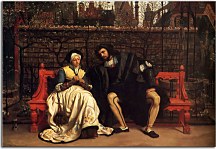 Reprodukcia James Tissot - Faust and Marguerite in the Garden zs18212