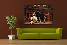 Reprodukcia James Tissot - Faust and Marguerite in the Garden zs18212