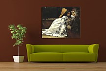 A Girl in an Armchair Obraz James Tissot zs18214