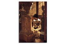 In The Louvre - Reprodukcia James Tissot  zs18225