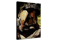 Reprodukcia James Tissot - Girl with a fan zs18228