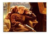 Kathleen Newton in an Armchair - Reprodukcia James Tissot  zs18230