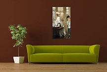 Reading the News James Tissot obraz - zs18251