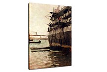 The Hull Of A Battle Ship James Tissot obraz - zs18274