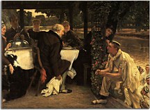 The Prodigal Son In Modern Life, the Fatted Calf James Tissot obraz - zs18284