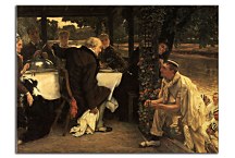 The Prodigal Son In Modern Life, the Fatted Calf James Tissot obraz - zs18284