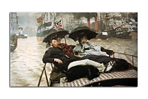 The Thames James Tissot Reprodukcia zs18288