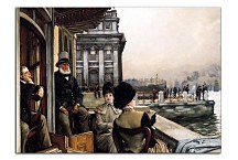 The Terrace of the Trafalgar Tavern Greenwich London a zs18293