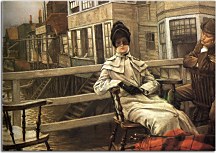 Waiting for the Ferry James Tissot Reprodukcia zs18299
